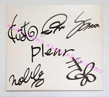 pleur 친필 사인 색지