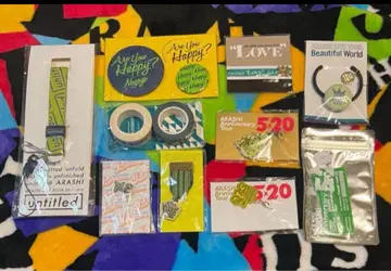 아라시 넥스트랩 캔뱃지 메탈 브로치 마스킹 테이프 참 아이바 마사키