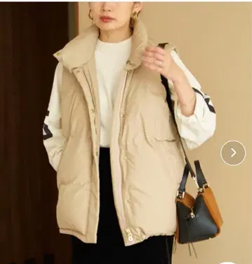 IENA 리몬타 다운 베스트 베이지