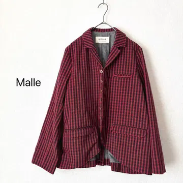 새상품 Malle chambre de charme 체크 자켓
