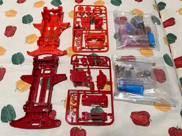 미니 사륜구동 TZ-X 섀시(레드) VS 섀시(오렌지) 2개 세트