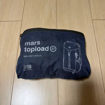 [ 새상품급 ] karrimor mars top load 27 네이비