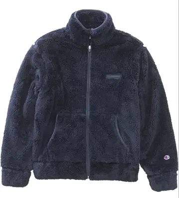 챔피온 플리스 자켓 네이비