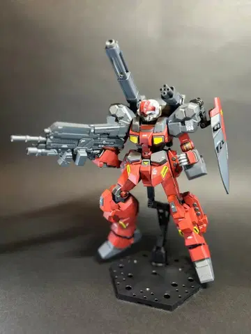 MG 제스타 캐논 도색 완료 완성품