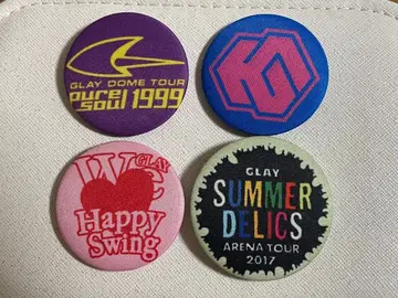 [ 미사용 새상품급 ] GLAY 캔뱃지