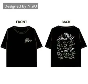 NiziU 2025 Live with U 홀 투어 티셔츠 M 블랙