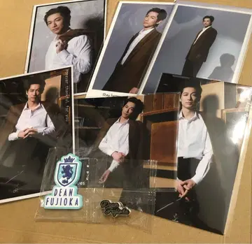 딘 후지오카 라키드로 PHOTO CARD 6종 러버 스티커 핀즈
