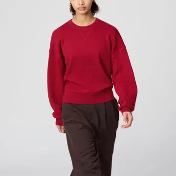 UNIQLO C 스무스 코튼 크루넥 스웨터