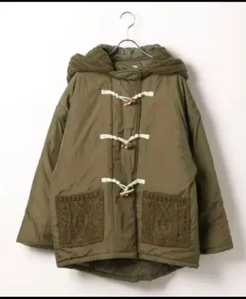 니코앤드 프로필 인기 스태프 퀼팅 더플 코트 M 카키