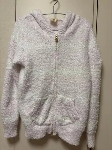 젤라또피케 보더 후드티 핑크