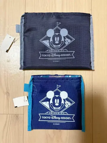 디즈니 리조트 에코백 쇼핑백 세트