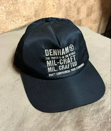 [ 미사용 새상품 ] DENHAM 캡 모자 블랙