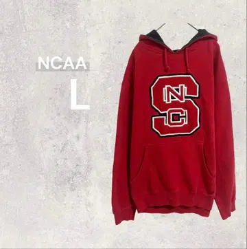 엔씨에이에이 맨투맨 트레이닝복 후드티 로고 후드 부착 자수 L