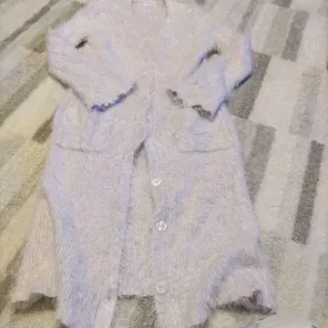 gelato pique 롱 가디건 라이트 그레이 오늘 한정 가격