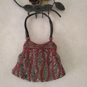 JAMIN PUECH 비즈 스팽글 자수 핸드백