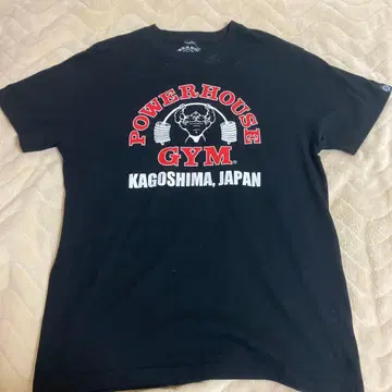 POWERHOUSE GYM T셔츠 L 사이즈 블랙