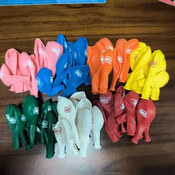 긴다코 컬러풀 풍선 세트