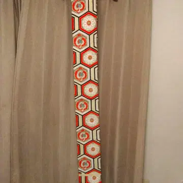 육각형 무늬 오비 폭 21cm 길이 340cm