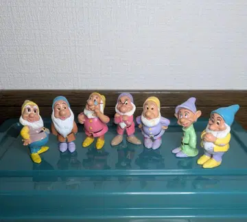 미사용 7난쟁이 피규어 7개 세트 디즈니 백설공주 소프트 비닐