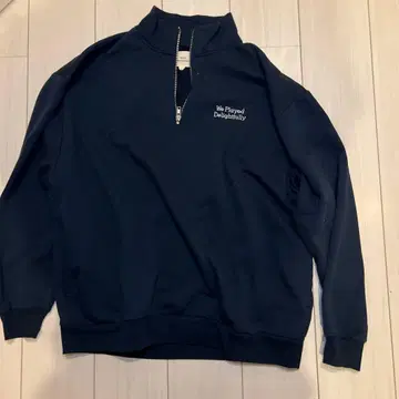 CORSICO 네이비 하프 지퍼 트레이닝복