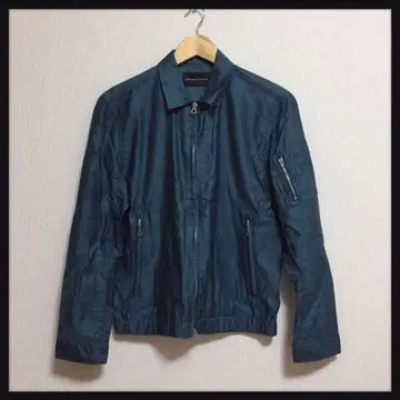 블루종 자켓 라운지 리자드 LOUNGE LIZARD 파랑 그린