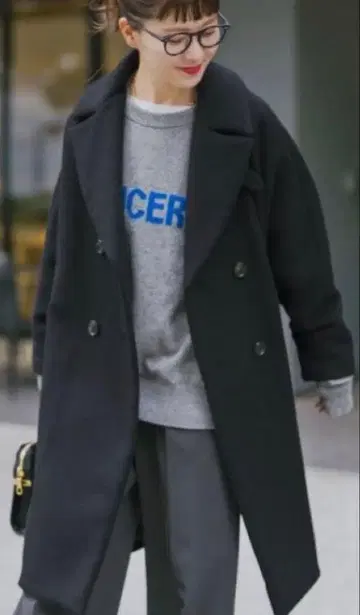 스픽 앤 스팬 TICCA 텐트 코트 블랙