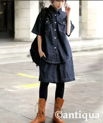 [ antiqua ] 안티카 데님 셋업