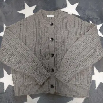 후와 그린 파크 후와 니트 가디건 프리 사이즈