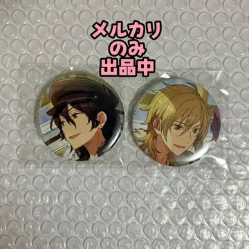 앙스타 공식 비주얼 팬북 특전 캔뱃지 히카제 카오루 사쿠마 레이