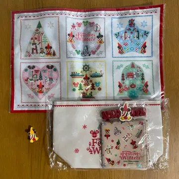 디즈니 릴린린 수베니어 런치 케이스 매트 핀 배지 세트