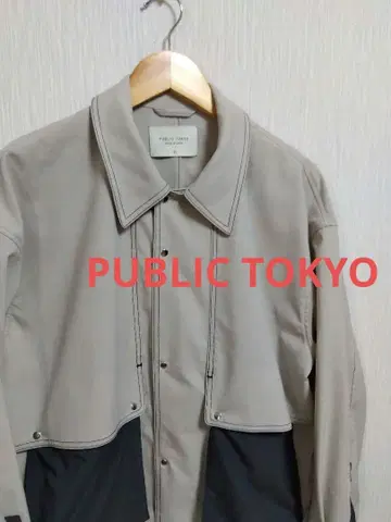 퍼블릭 도쿄 스티치 콤비 코드 셔츠 01