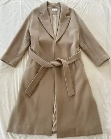 SNIDEL 베이지 롱 코트 벨트 포함 새상품급
