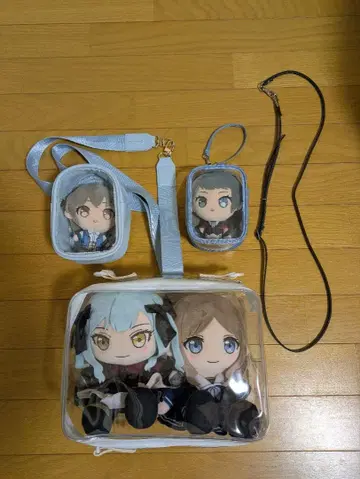 봉제 인형 파우치 3종 세트 (봉제 인형은 포함되지 않습니다)