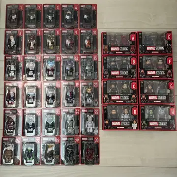 BE@RBRICK 새상품 컴플리트 세트 MARVEL 시리즈