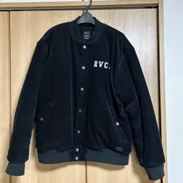 RVCA 코듀로이 블랙 블루종 M