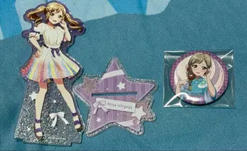 뱅드림 이치가야 아리사 아크릴 스탠드 캔뱃지 세트