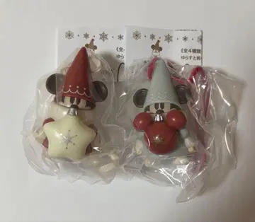 디즈니 크리스마스 2025 캡슐 토이 릴린린 스카이블루 빨간색