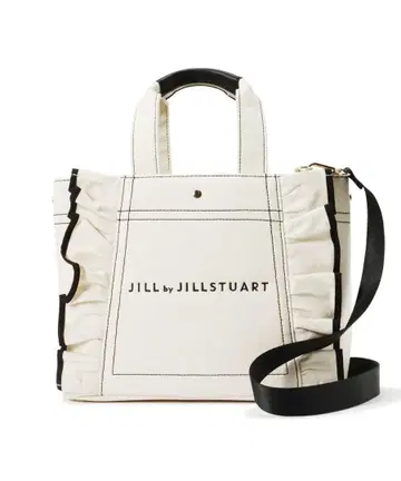 JILL by JILLSTUART 프릴 토트 대 화이트