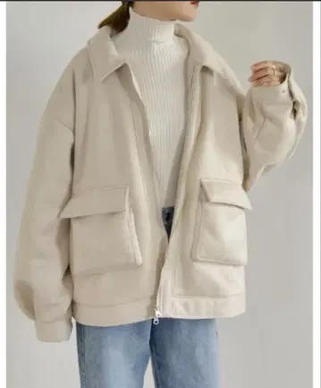 리디 무스탕 보아 빅 포켓 미들 기장 스텐카라 코트