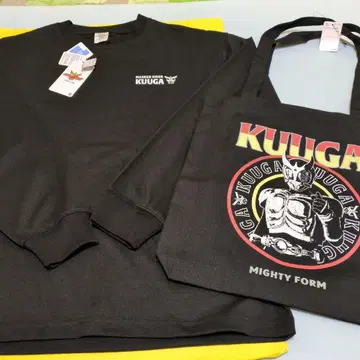 가면라이더 쿠우가 긴팔 T셔츠 남성용 L 토트백