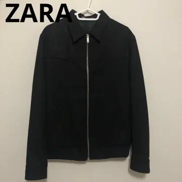 ZARA 블랙 블루종 라메 자켓