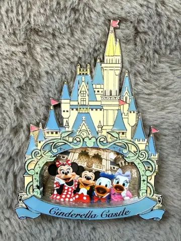 디즈니랜드 신데렐라 성 사진 액자 포토 프레임