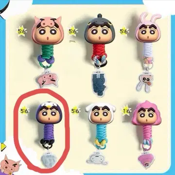 OOOPS! 짱구는 못말려 피규어 스트랩 스마트폰 숄더 스트랩