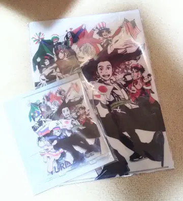 유리!!! on ICE Cheer ver. 아크릴 스탠드 + 클리어 파일