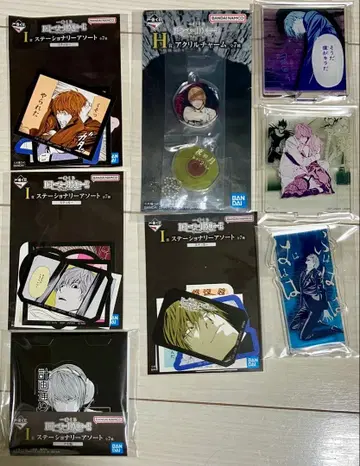 제일복권 DEATHNOTE 데스노트 츠키 라이트 세트