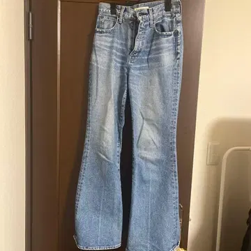 MOUSSY 플레어 데님 하이웨스트 25인치