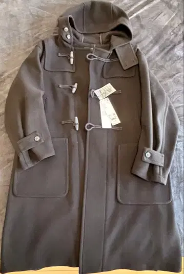 유니클로+J [ 새상품 ] 울 오버 사이즈 더플 코트 S 사이즈