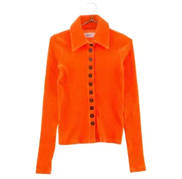 KkCo (케이코) 코듀로이 타이트 롱 슬리브 셔츠