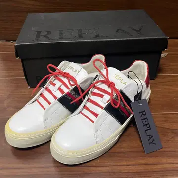 새상품 리플레이 replay 스니커즈 여성용 38 가죽 24