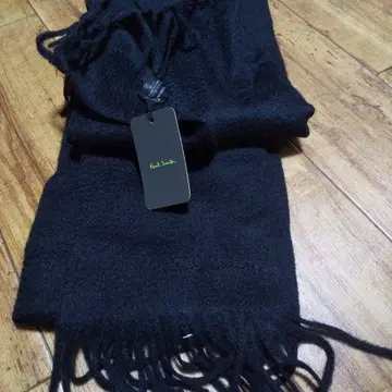 폴 스미스 블랙 캐시미어 머플러 F